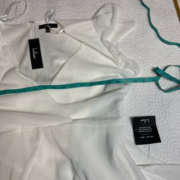 Lulu's Sweet Like You White Ruffled Mini Dress - Picture 16 of 16